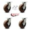 Service Caster 10 Inch Heavy Duty High Temp Phenolic Swivel Caster Set with Swivel Locks, 4PK SCC-KP92S1030-PHRHT-BSL-4 - alternate 6
